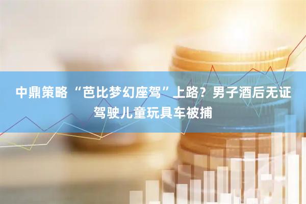 中鼎策略 “芭比梦幻座驾”上路？男子酒后无证驾驶儿童玩具车被捕