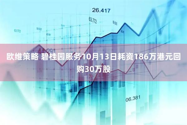 欧维策略 碧桂园服务10月13日耗资186万港元回购30万股